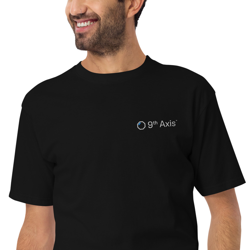 Men’s premium heavyweight tee, Black